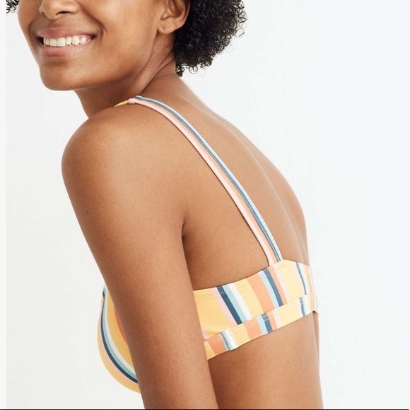 🆕 Madewell | Second Wave Leah Balconette Swim Top - Picture 4 of 6